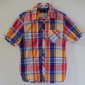 Fred Perry Madras Check Shirt M